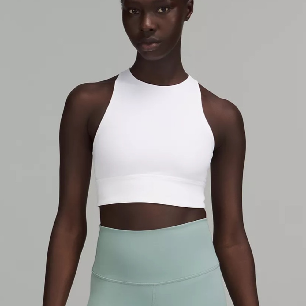 Lululemon high neck longline sports bra